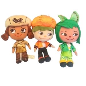 Disney Wreck-It Ralph Sugar Rush Racers Plush Lot of Three